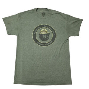 Smokey Bear "Only You" Graphic T-Shirt Heather Green Mens Medium Wildfire Relief